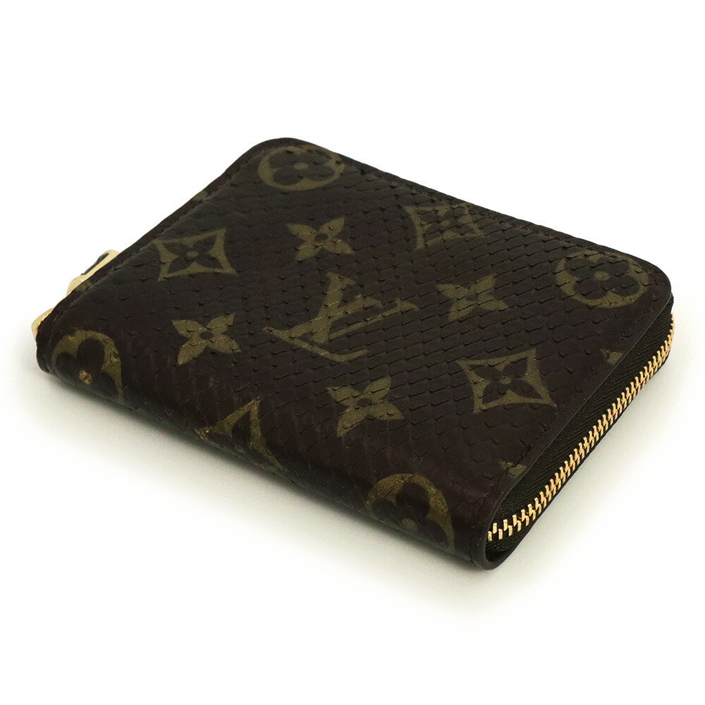 Louis Vuitton Zippy Coin Wallet Case Python Exoti… - image 6
